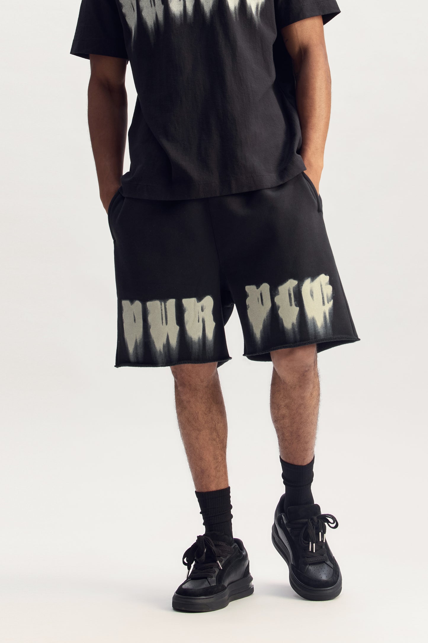 Smudged Gothic Short