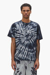 Sequin Tie Dye Tee in regular fit crafted from 100% cotton with textured jersey design.