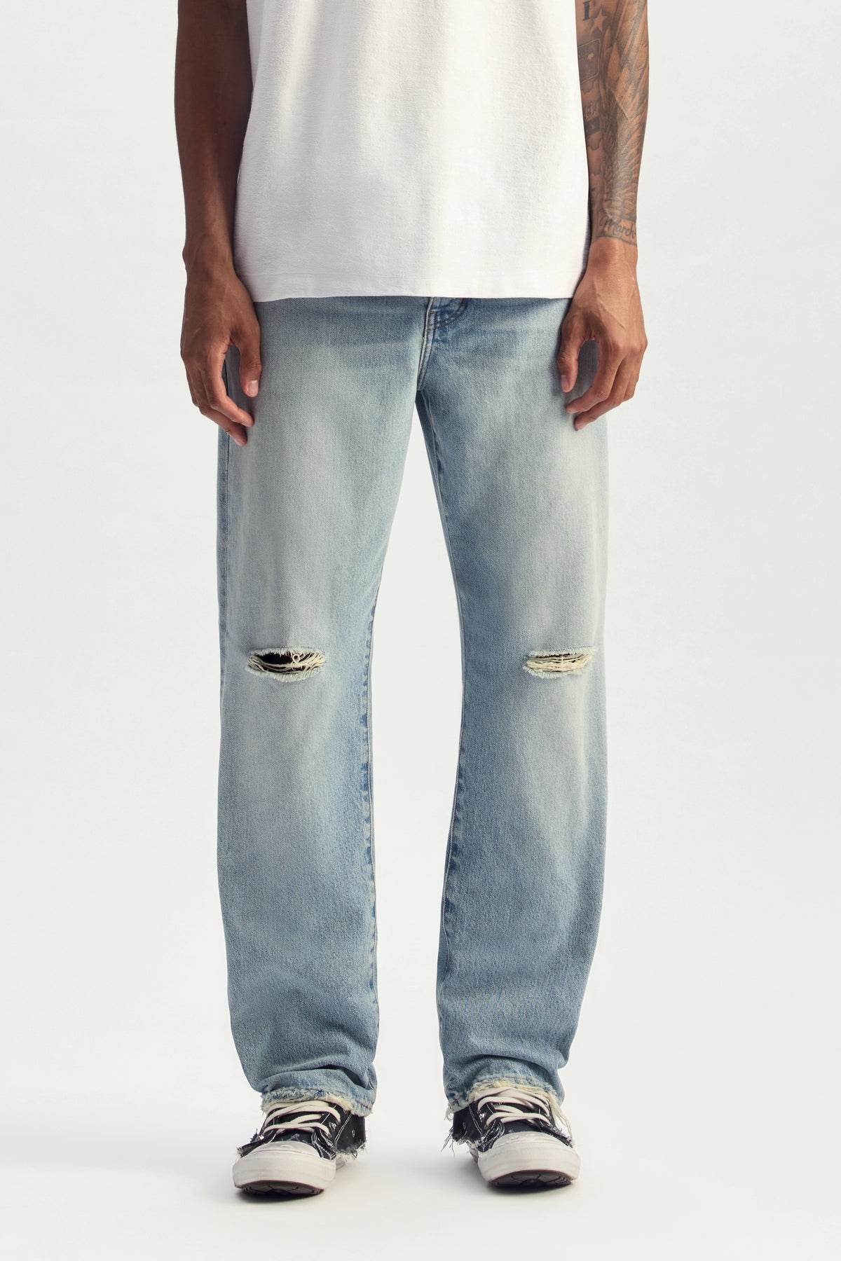 P011 Vintage Knee Slit