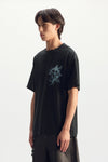 Gothic P Shock Tee, textured jersey, regular fit, 100% cotton, digital print design.
