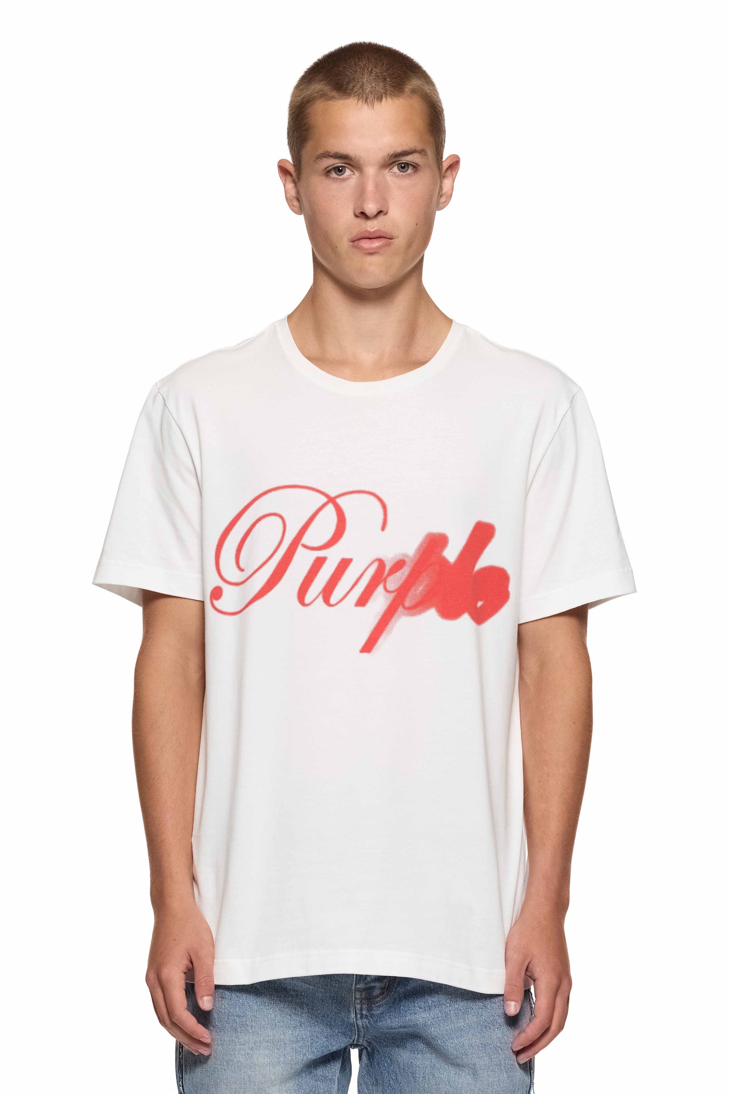 Blurred Script Tee