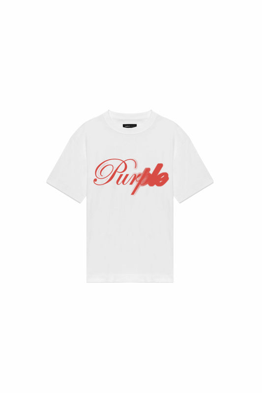 Blurred Script Tee