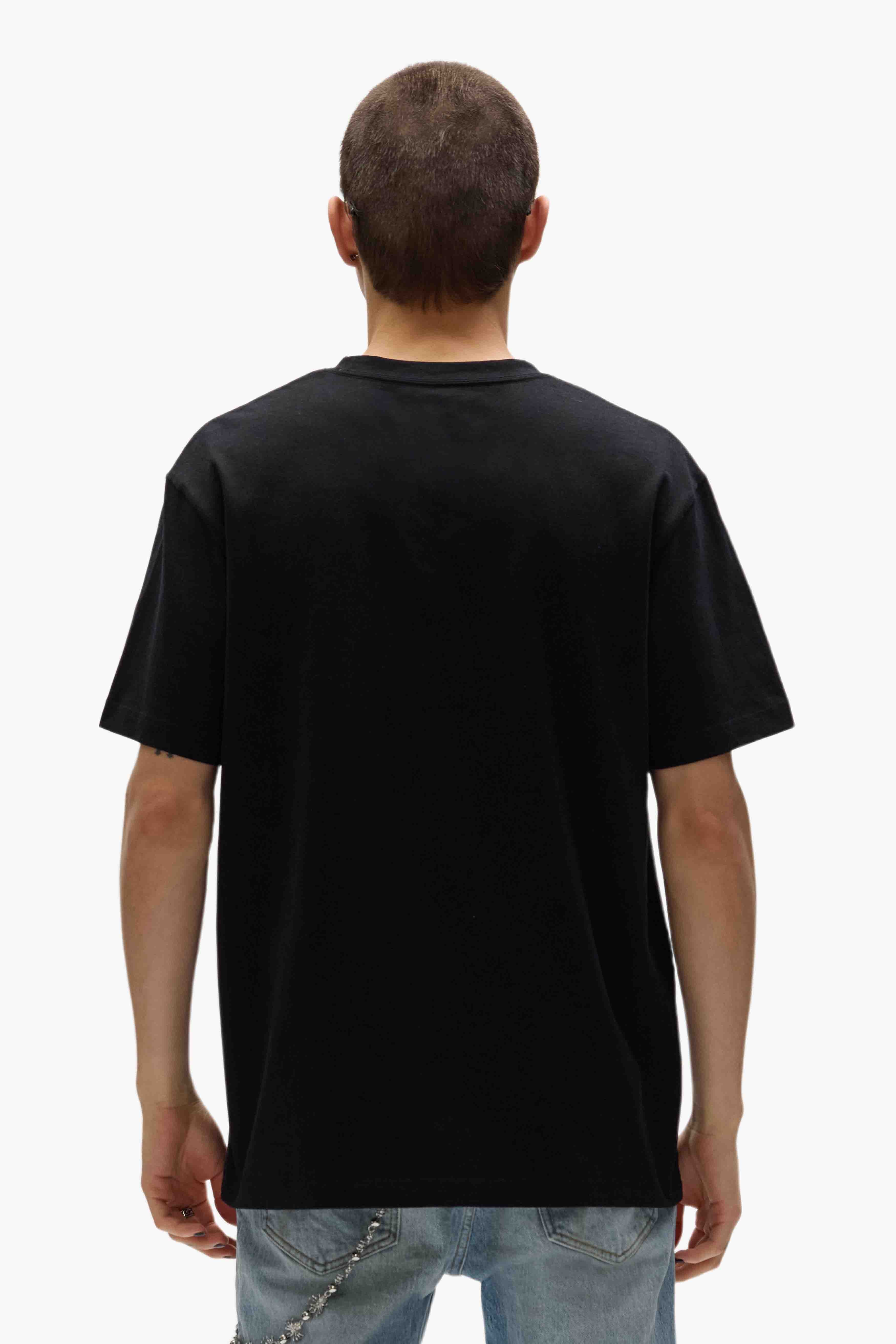 【PURPLE BRAND】Cover Tee 黒 デジタルプリント 半袖Tシャツ Sneaker Politics