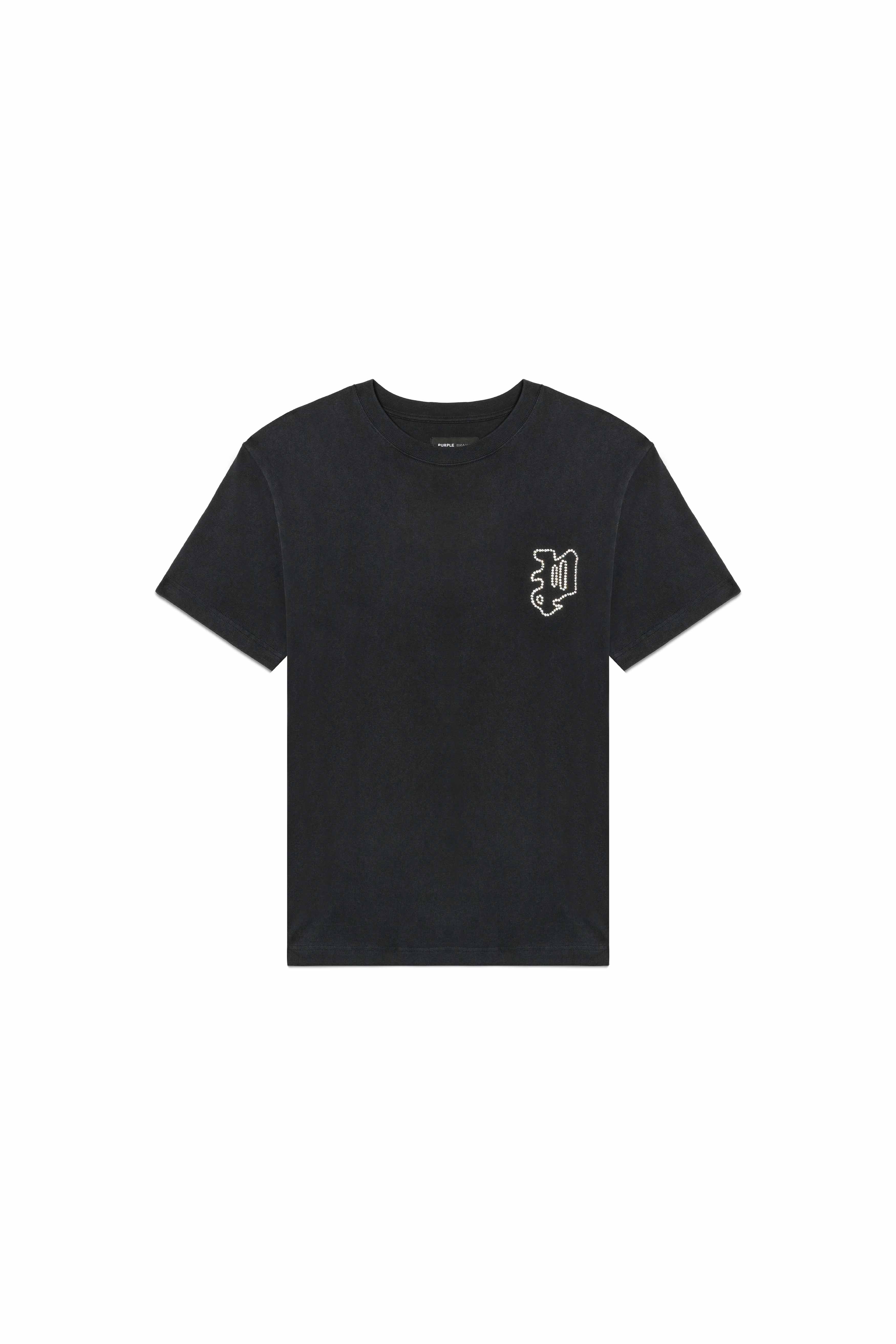 【Purple Brand】グラフィック ロゴ ニット ジャージー Tシャツ Purple Brand - グラフィック・テクスチャード・ジャージーT