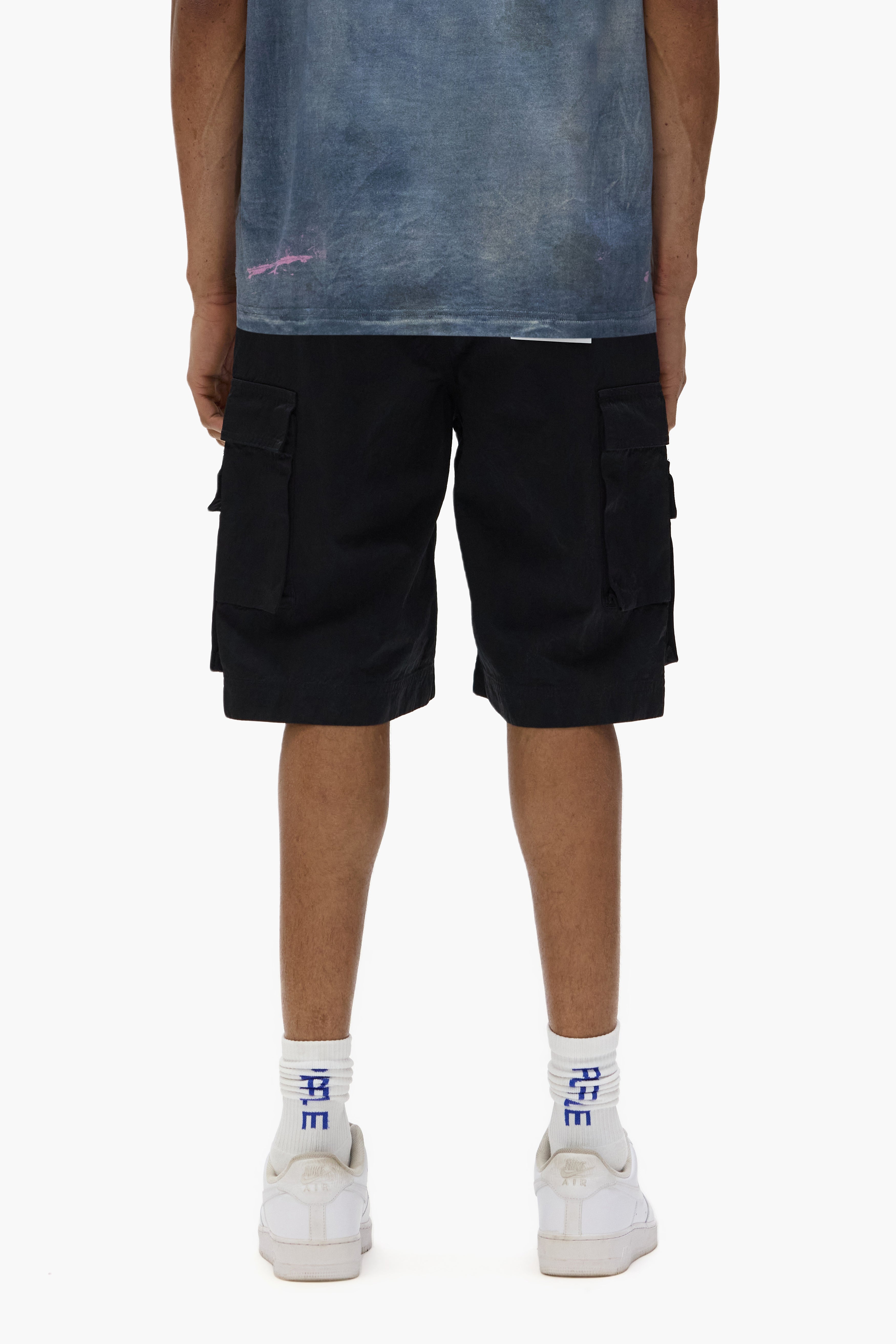 【BAON】[unisex] Nikiko Banding Stitch Bermuda Cargo Pants BAON】[unisex] Nikiko Banding Stitch Bermuda Cargo Pants