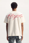 Fast Hand Tee in heavyweight jersey with screen print, available in sizes XS to 3XL.