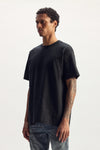 Perforated Mark Tee in Heavyweight Jersey with Laser Perforation, Regular Fit
