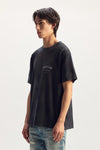 Flowers Fade Tee in Regular Fit, Heavyweight Jersey, featuring Screen Print and Acid Wash.