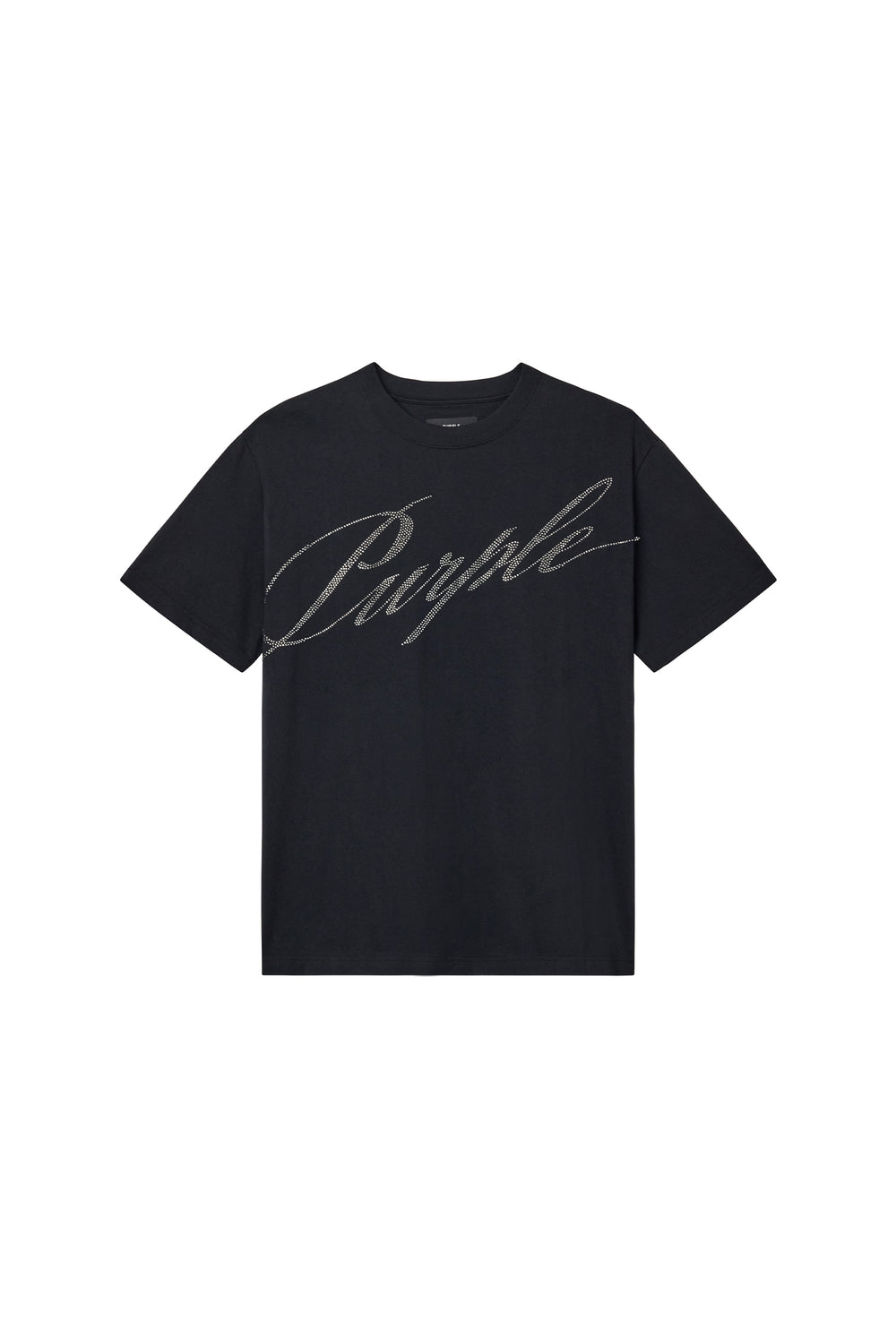 Crystal Slanted Script Tee