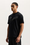Crystal Slanted Script Tee