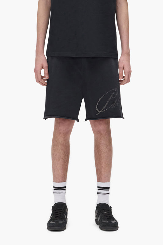 Crystal Slanted Script Short