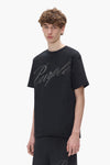 Crystal Slanted Script Tee