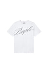 Crystal Slanted Script Tee