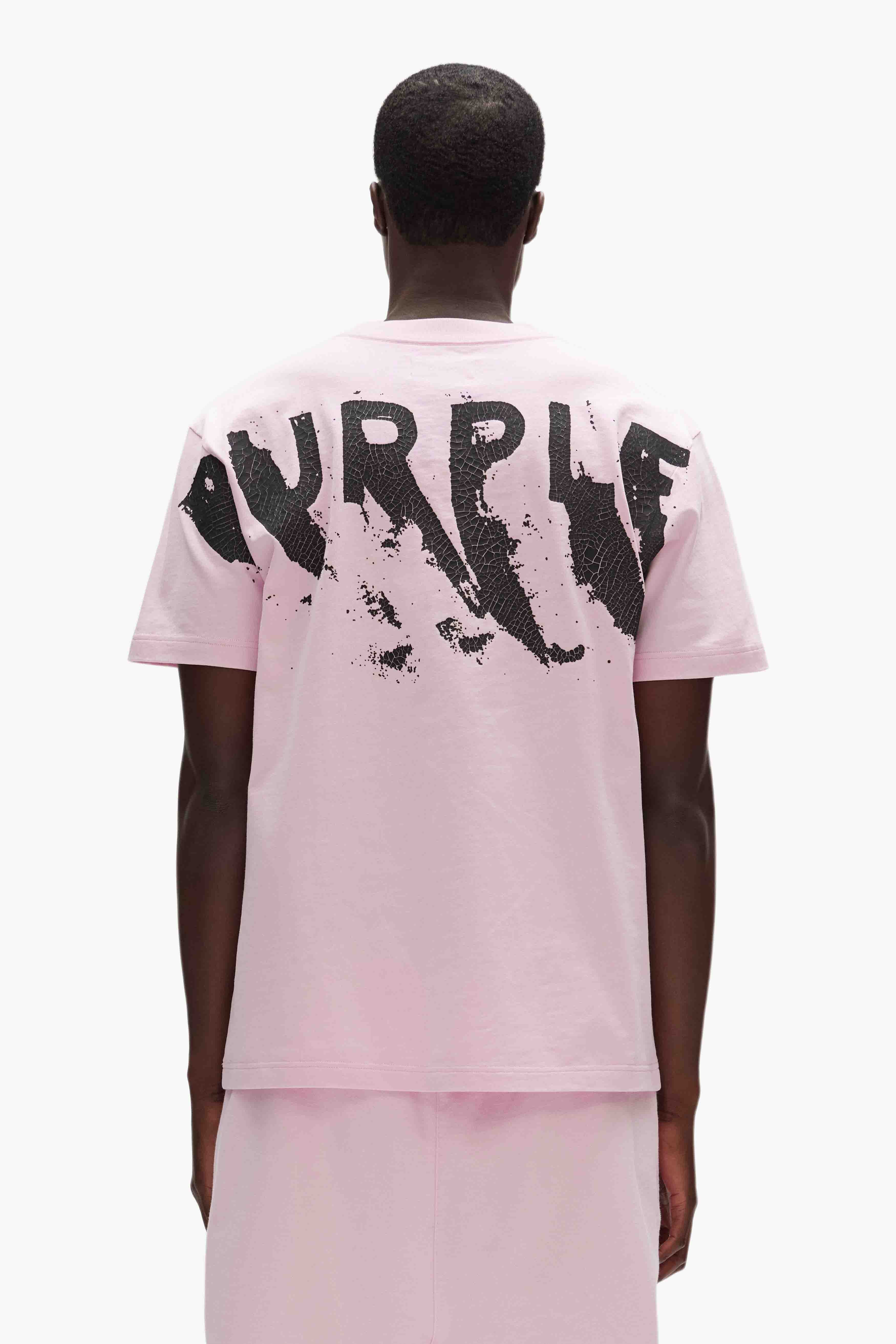 Painted Wordmark Tee – PURPLE BRAND