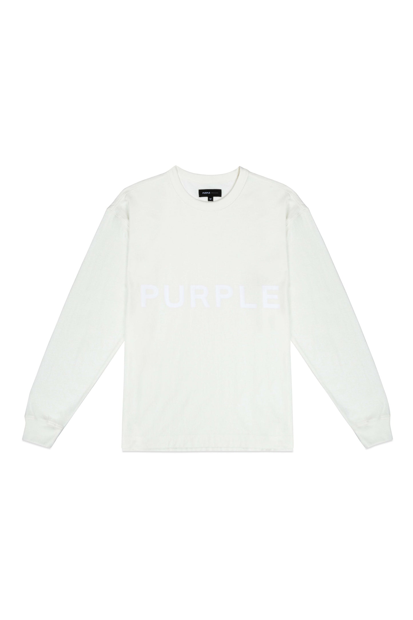 Purple Wordmark Long Sleeve T-Shirt