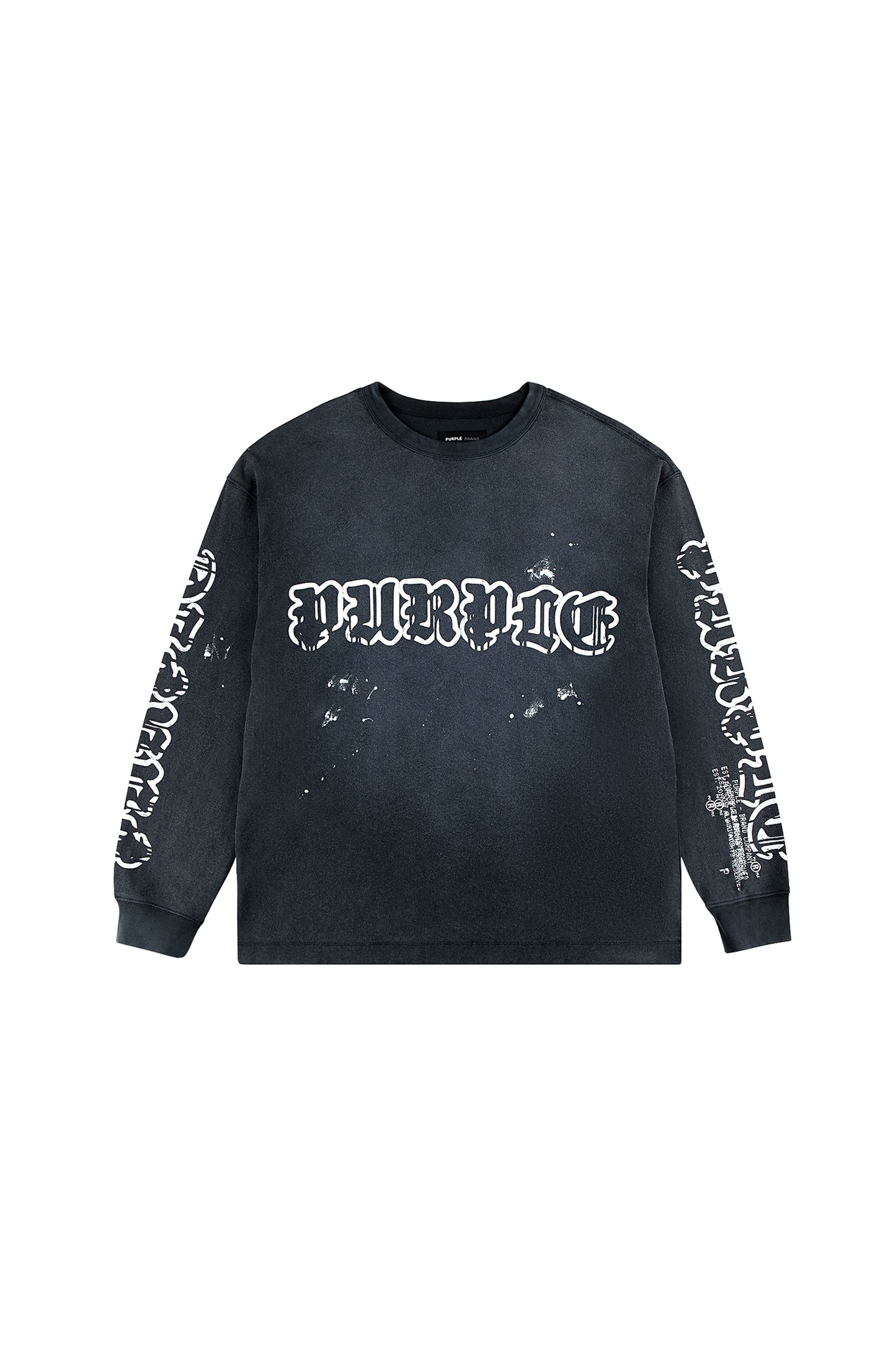 Worn Gothic Wordmark Long Sleeve Tee