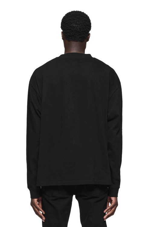 Script Oversized Long Sleeve T-Shirt