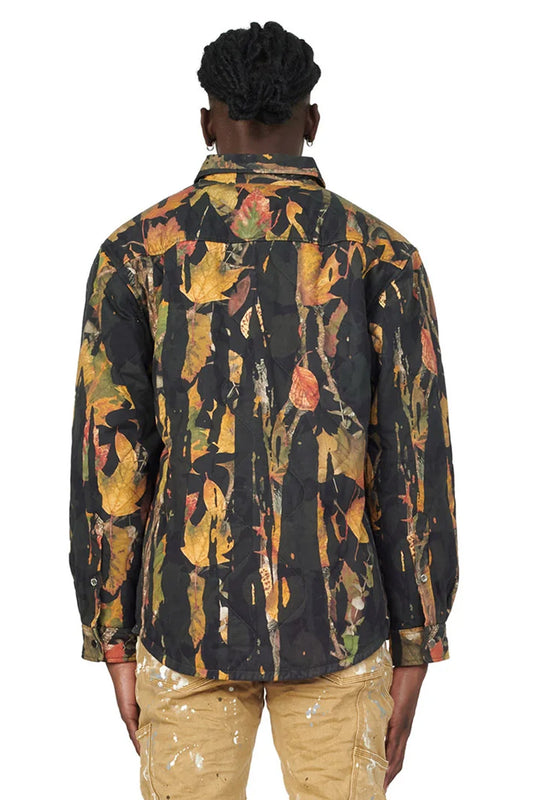 P313 QUILTED JACKET - Drip Camo