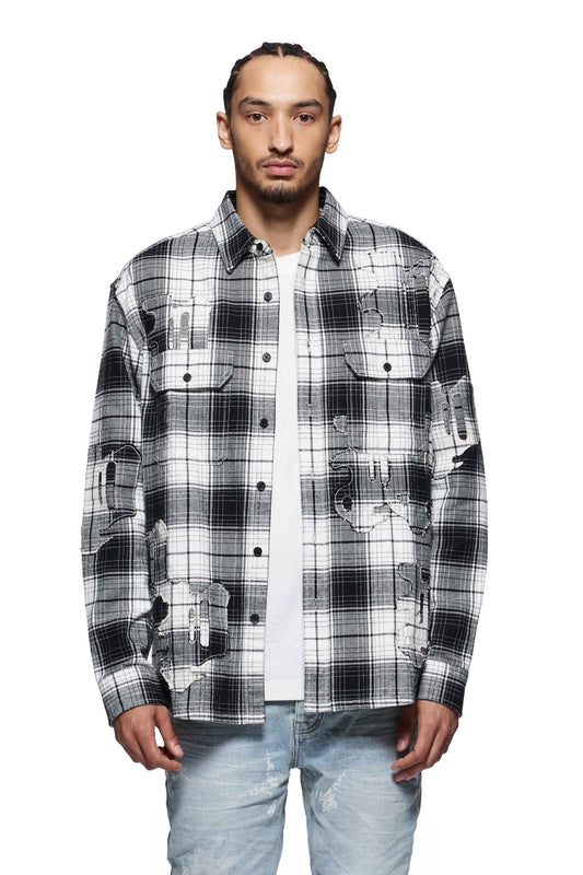 Gothic P Flannel Shirt