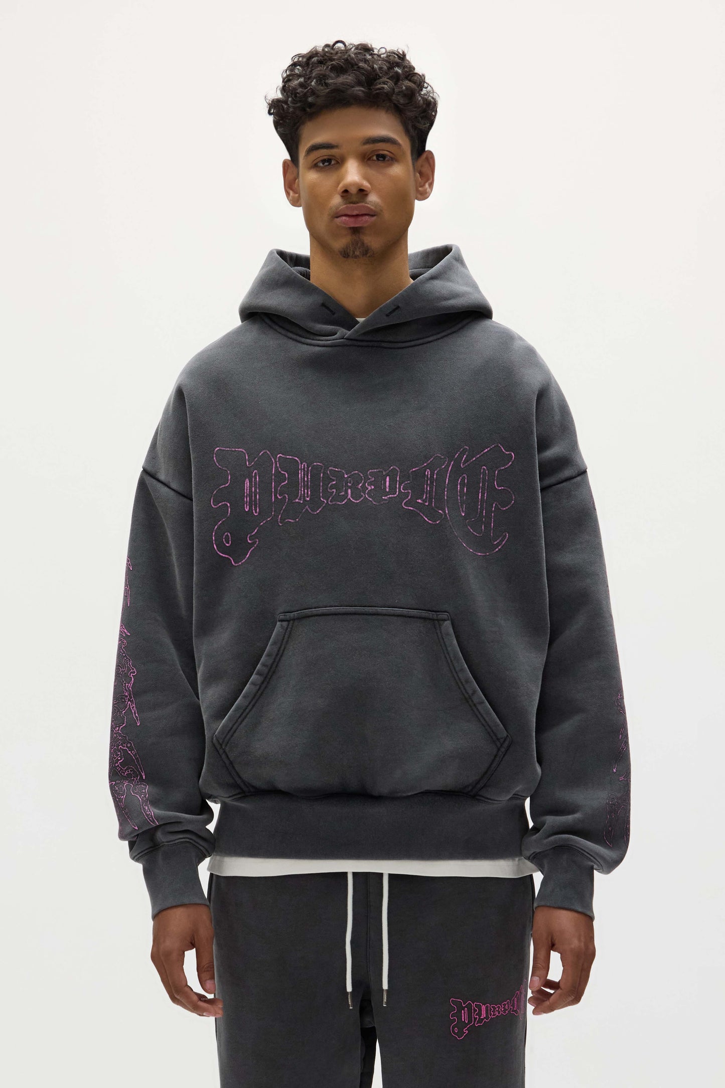 Arched Gothic Wordmark Hoodie