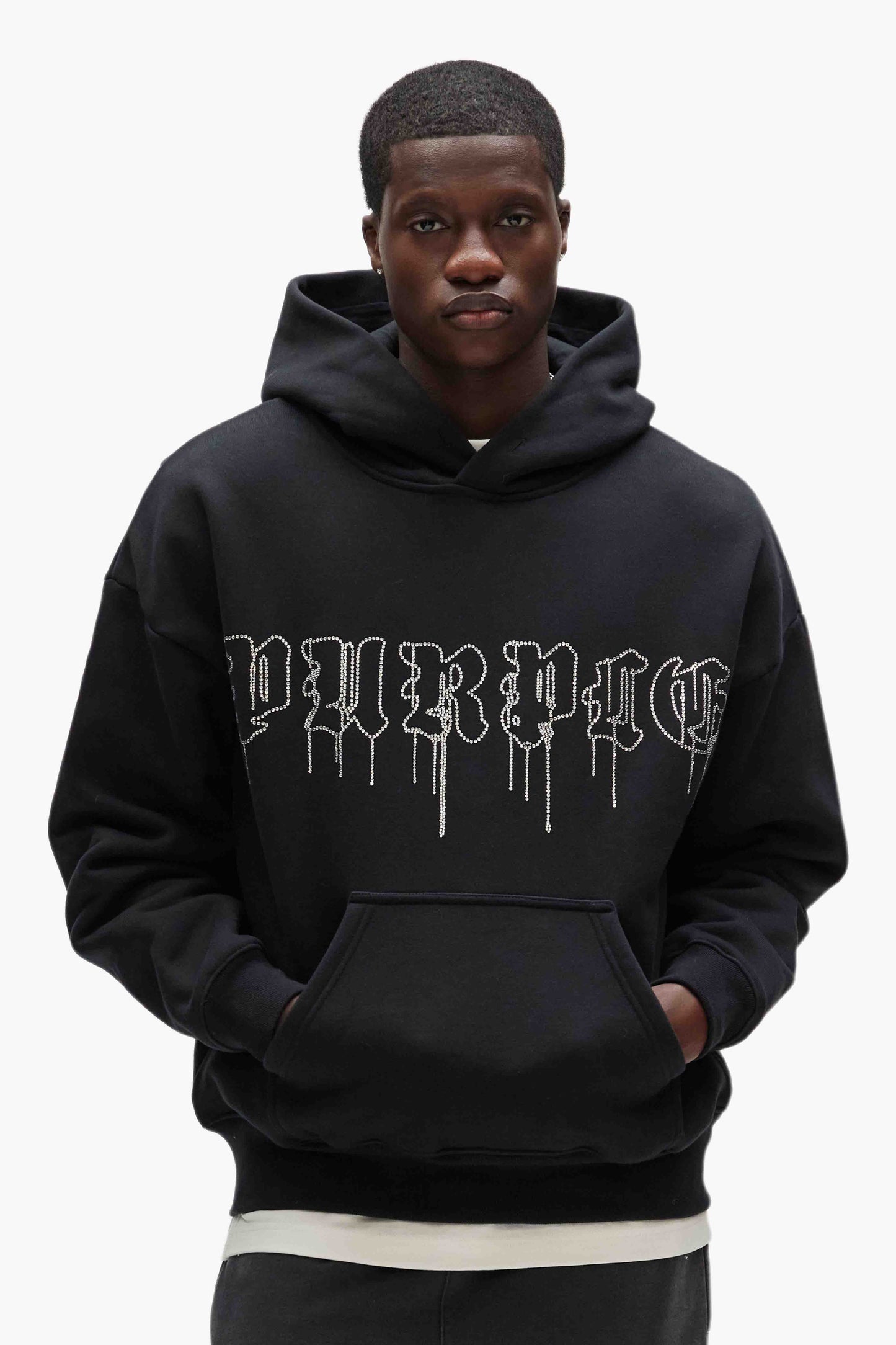 Crystal Gothic Drip Hoodie