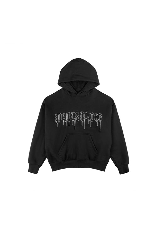 Crystal Gothic Drip Hoodie