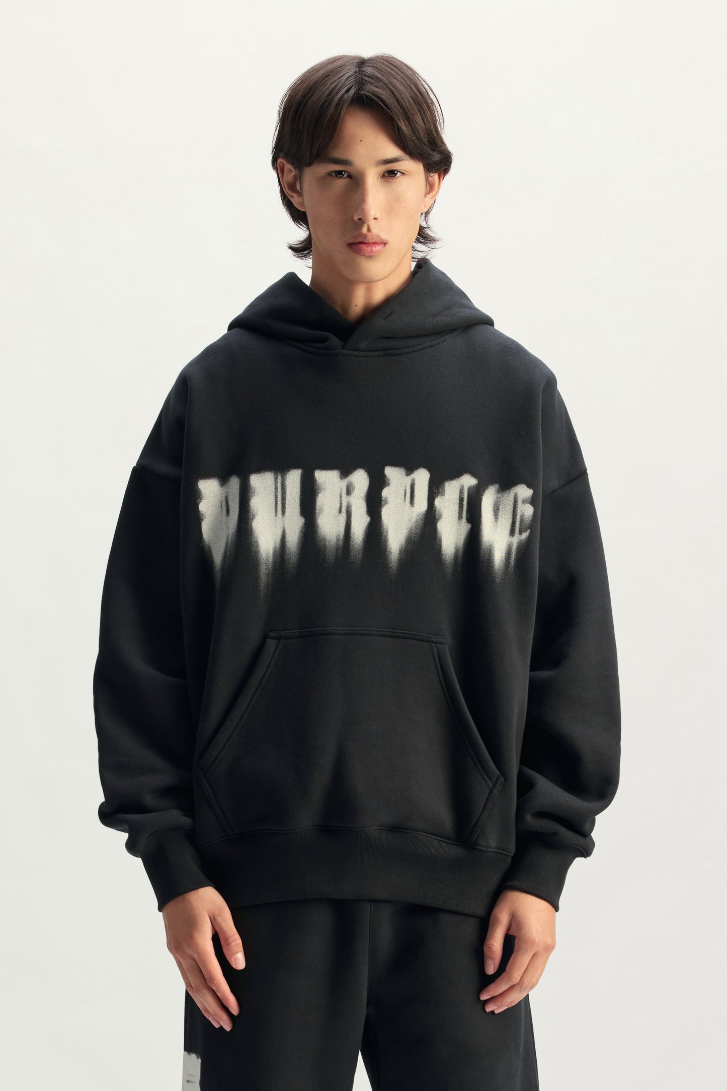 Smudged Gothic Hoodie