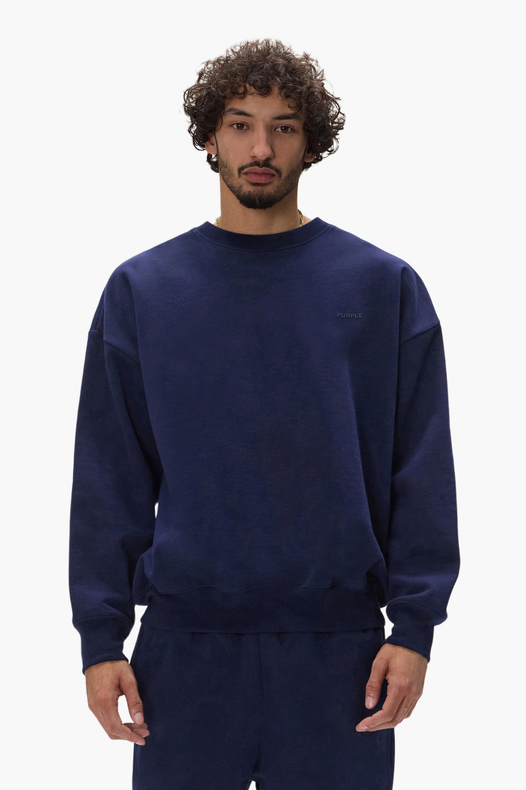 Basic Crewneck Sweater – PURPLE BRAND