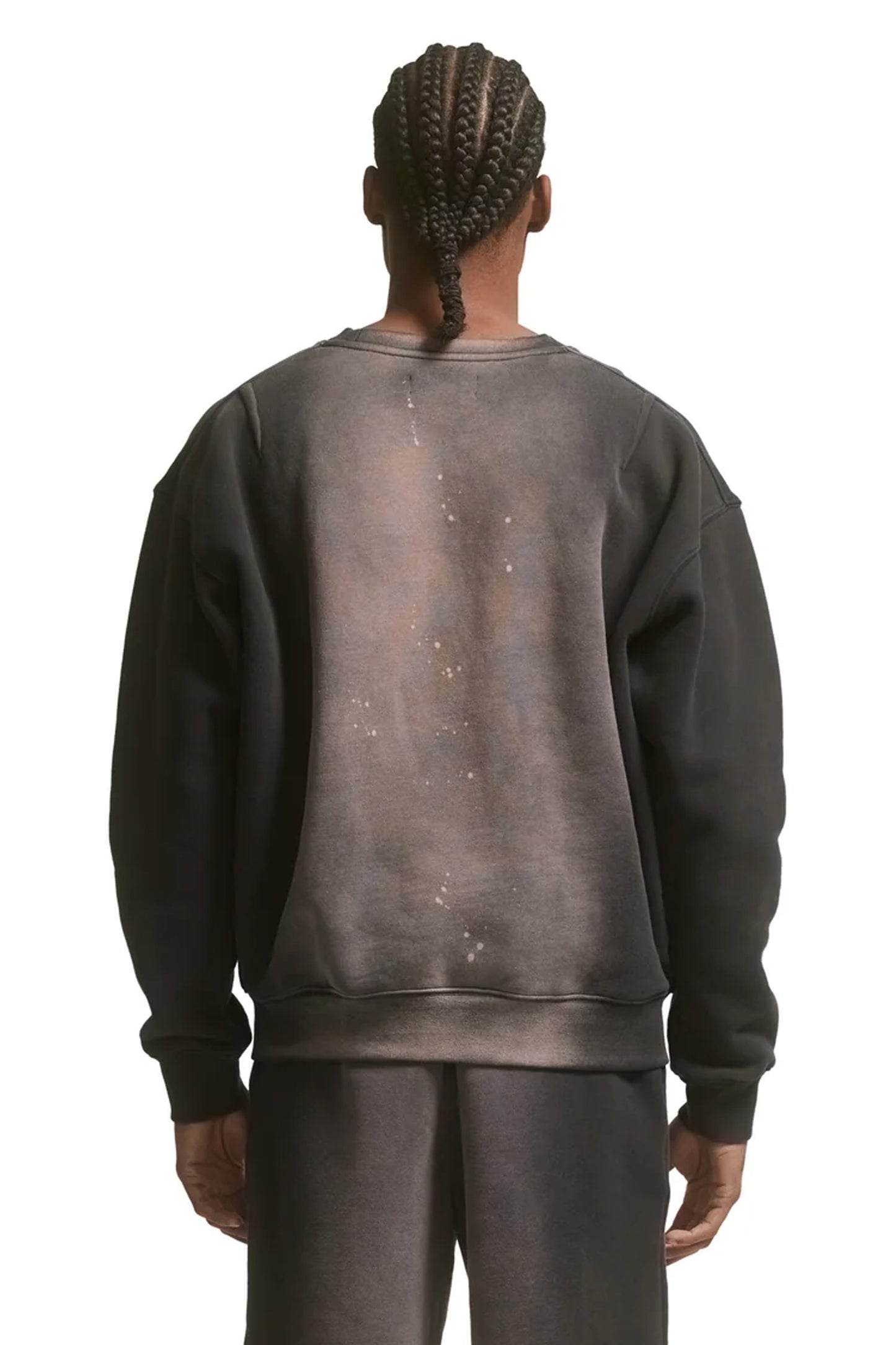 P402 Bleached Fleece Crewneck