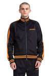 P414 TRACK JACKET - Double Stripe Black