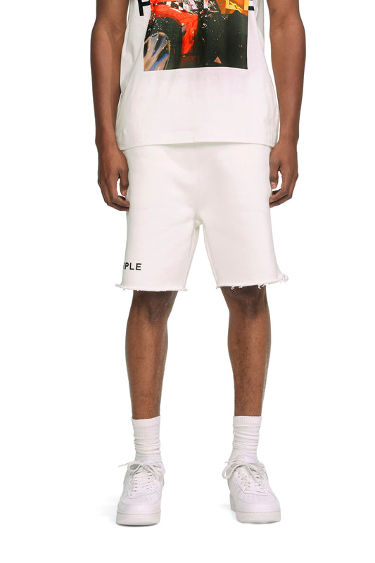 Wordmark Brilliant White Shorts