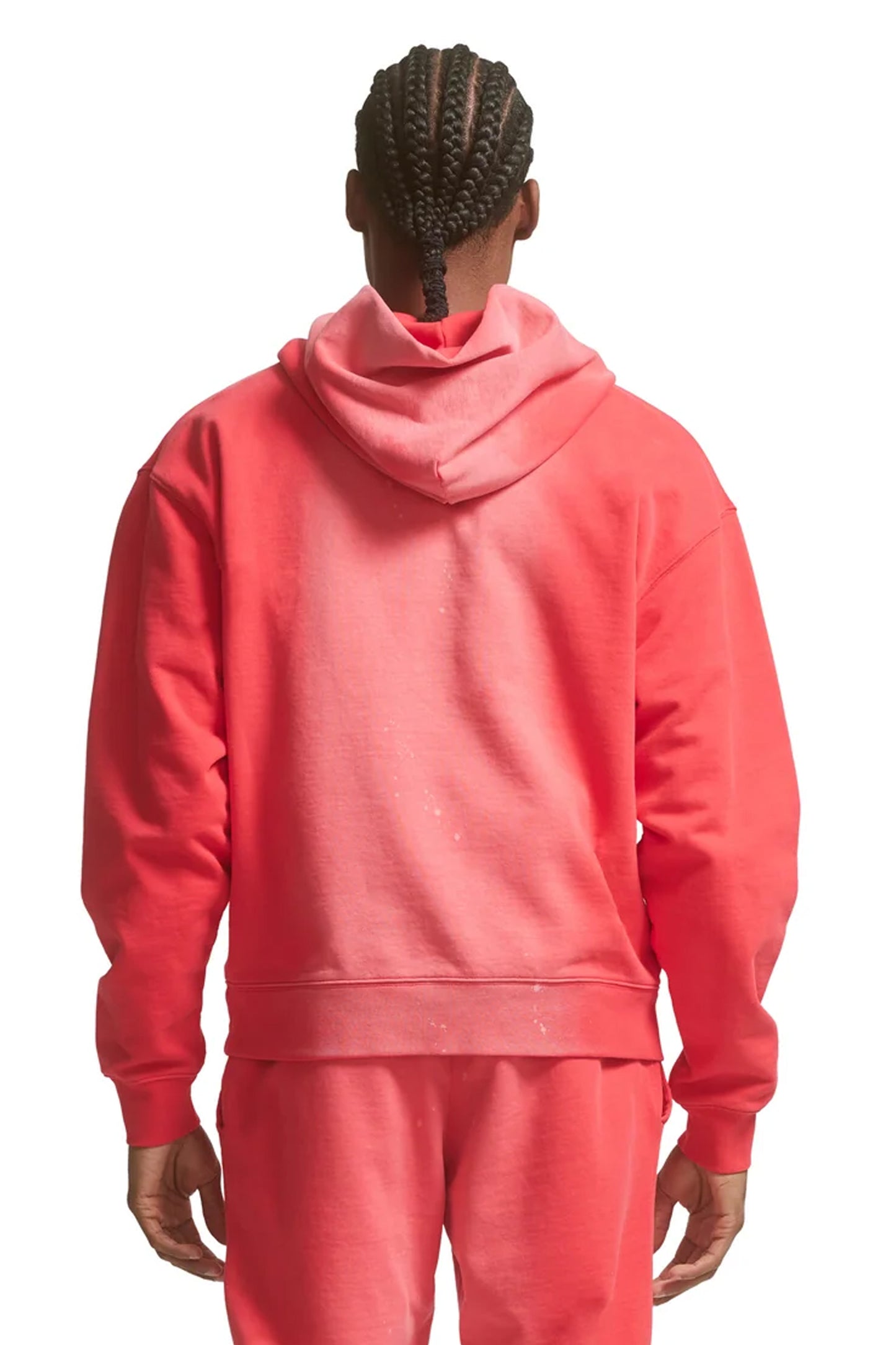 P447 French Terry Red Poppy Hoodie