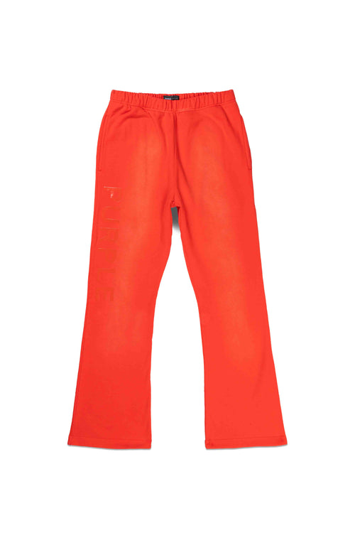 Faded Wordmark Flared Sweatpants