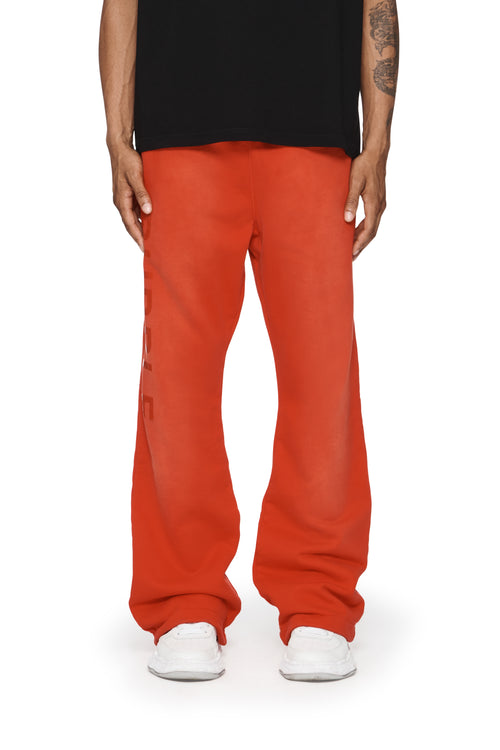 Faded Wordmark Flared Sweatpants
