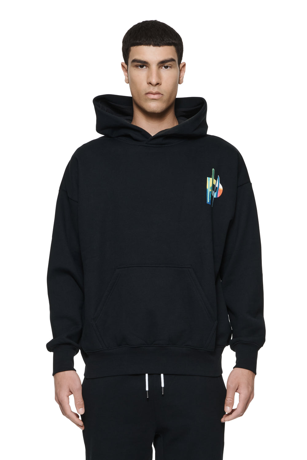 P401 Rainbow Drip Oversized Hoodie