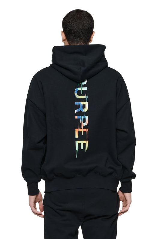 P401 Rainbow Drip Oversized Hoodie