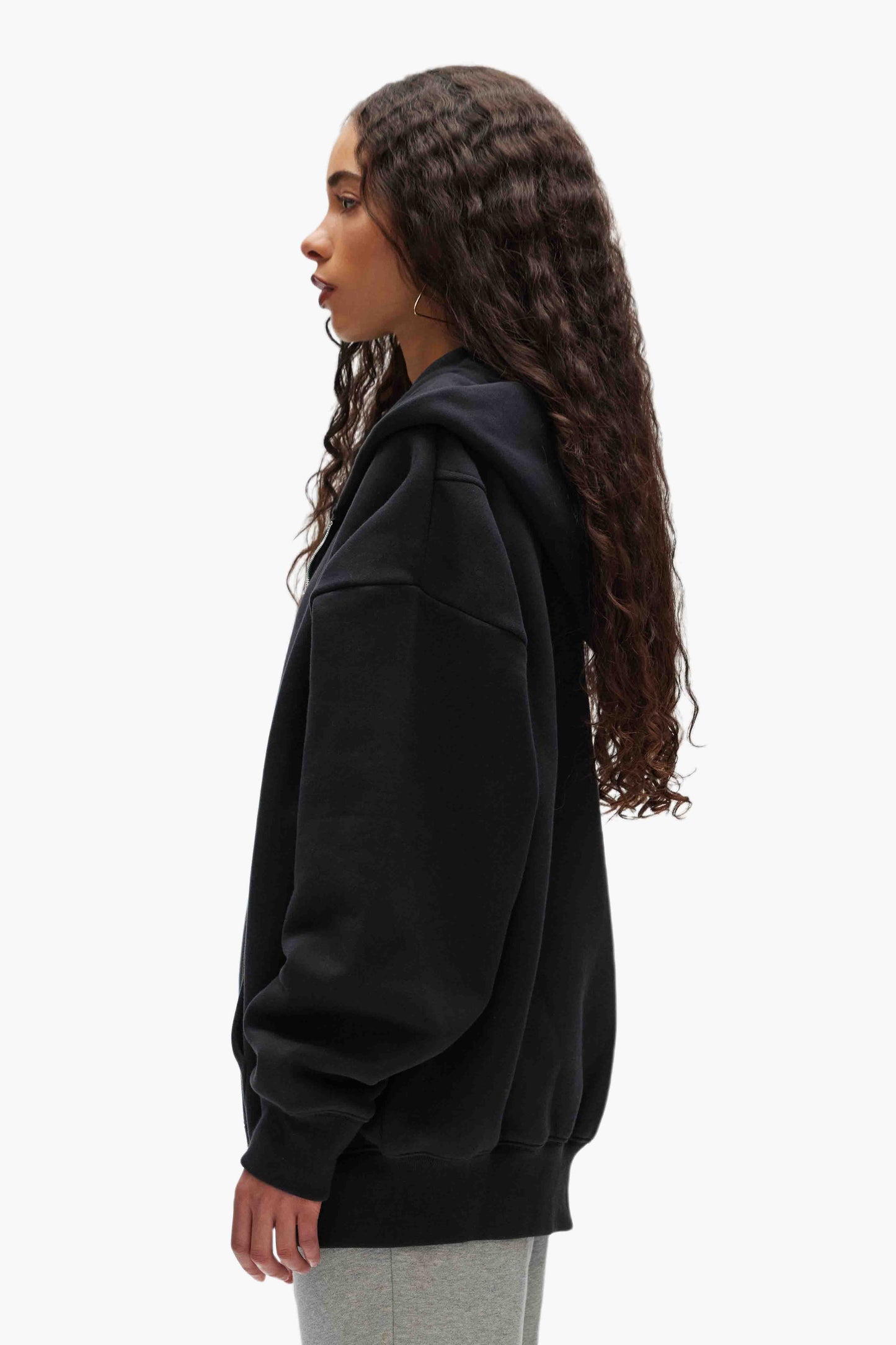 Blank Zip-Up Hoodie