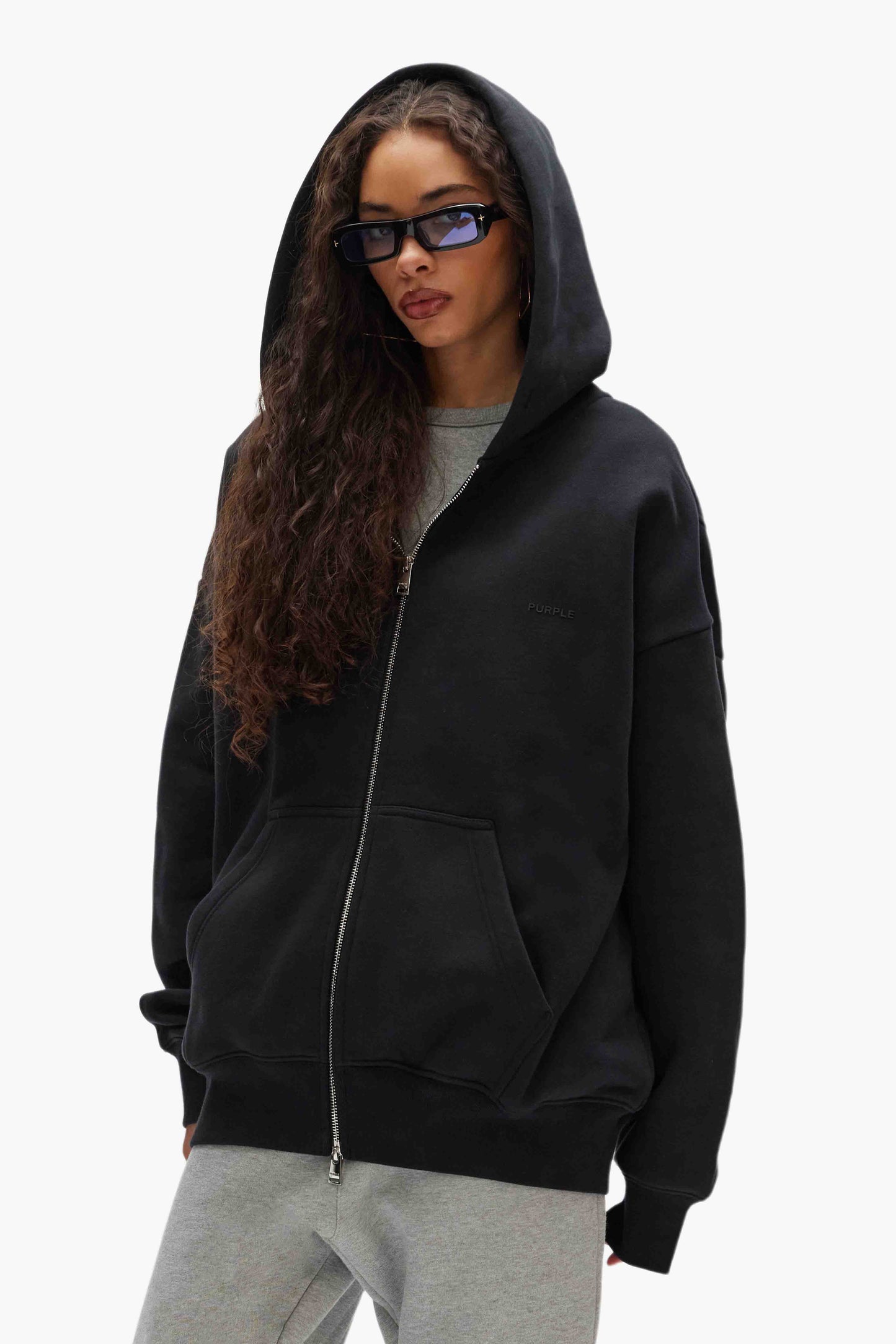 Blank Zip-Up Hoodie