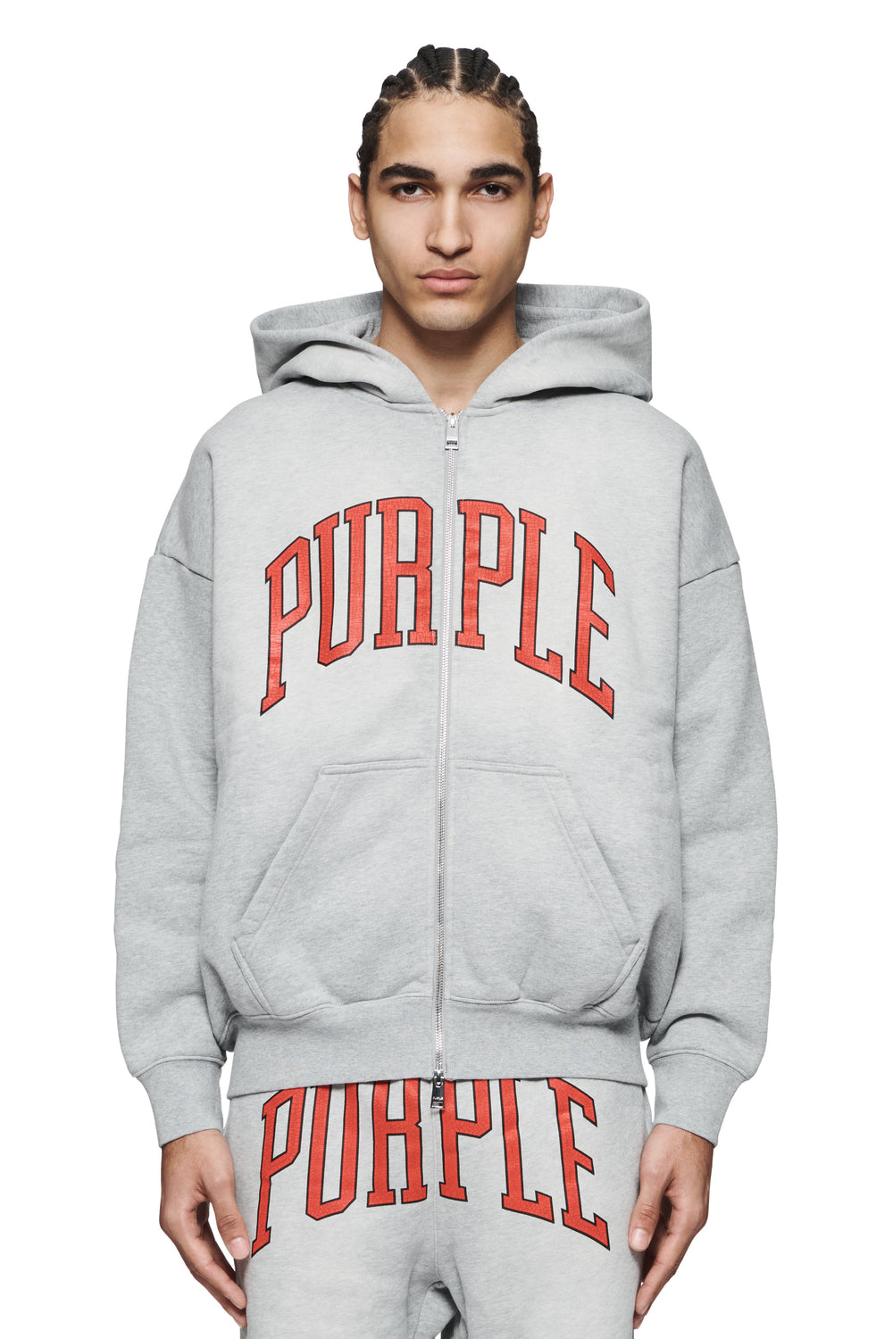 Collegiate Zip Up Hoodie