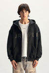 Chopped Zip Up Hoodie