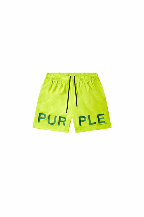 Embroidered Wordmark Swim Shorts