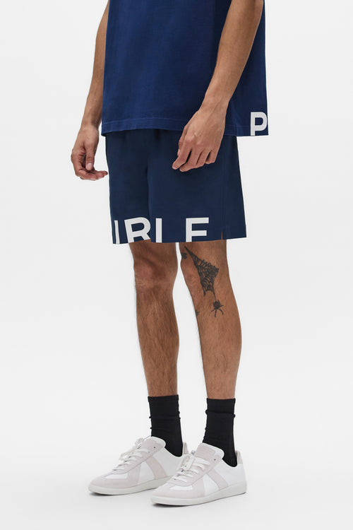 Wordmark Cut All Around Short