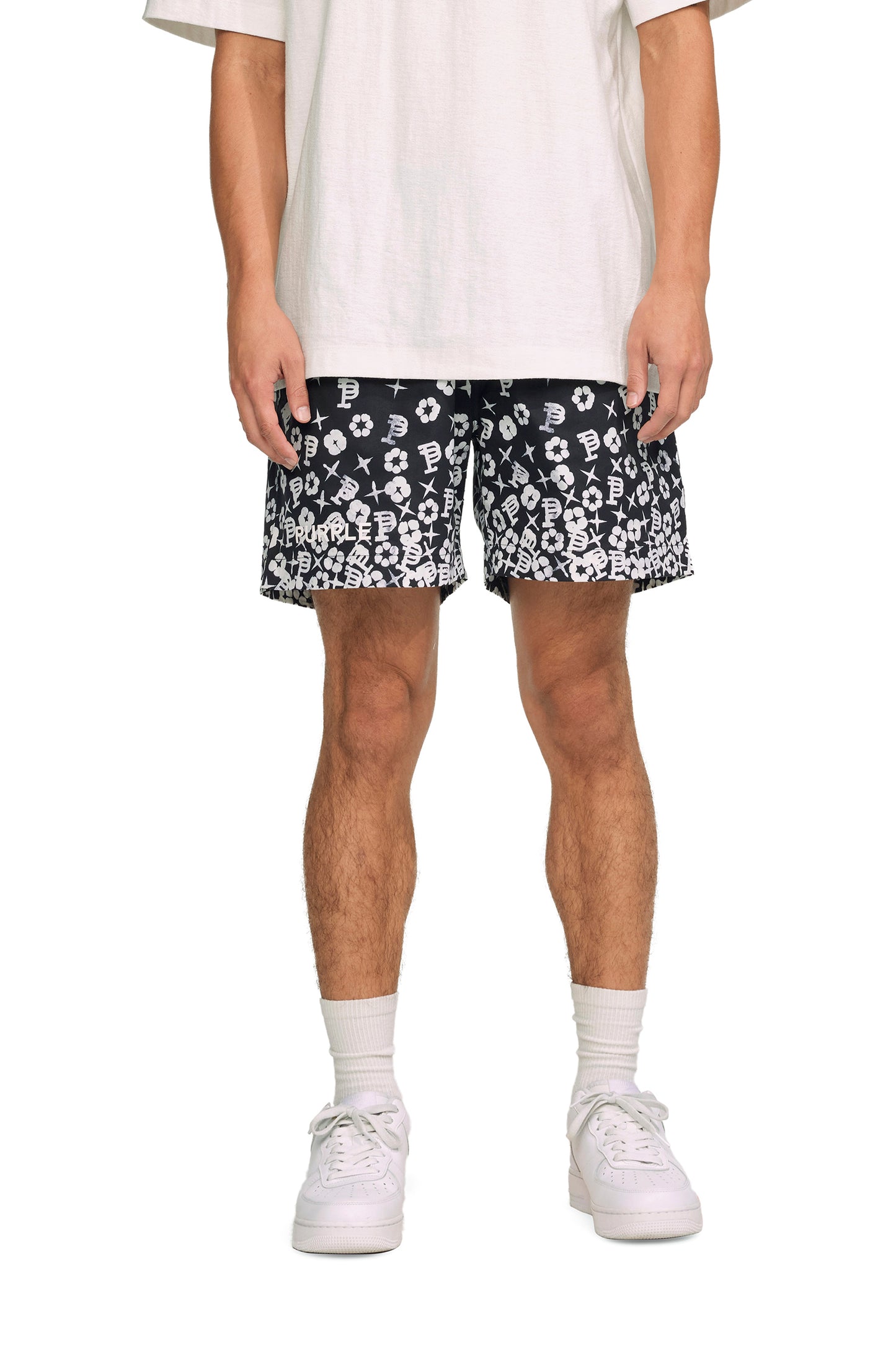 Scattered Monogram Black Beauty All-Around Short