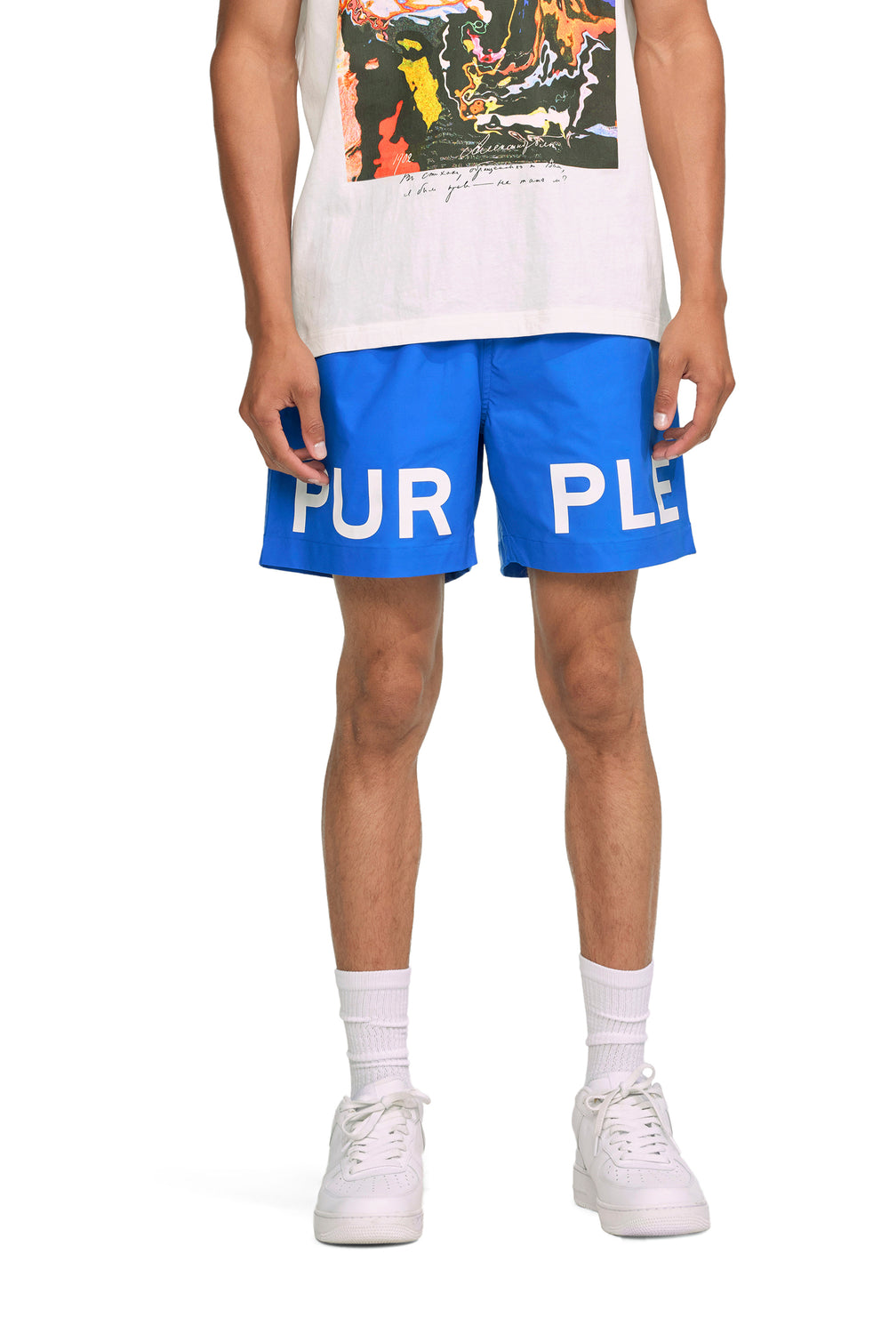 Wordmark Blue All-Around Short