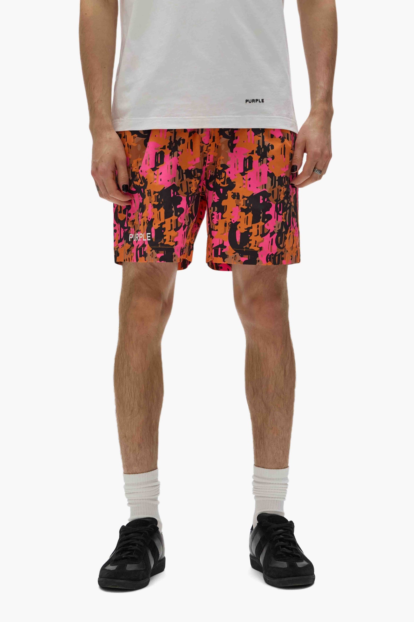 Gothic Camo Swim Shorts