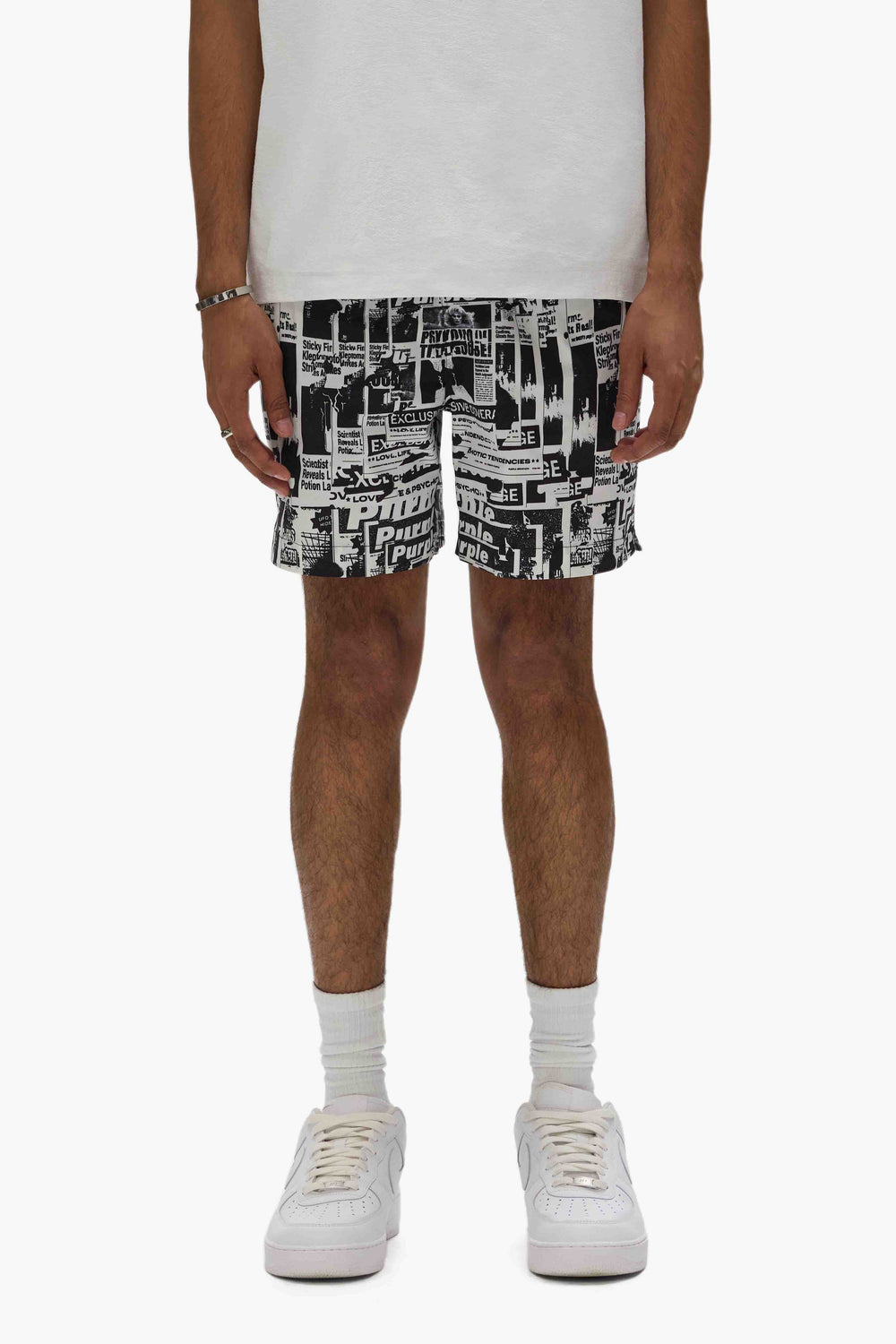 Tabloid Swim Shorts