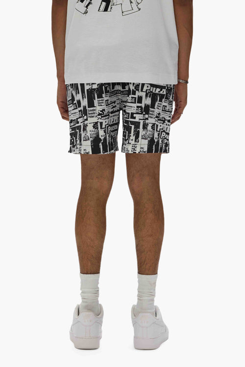 Tabloid Swim Shorts