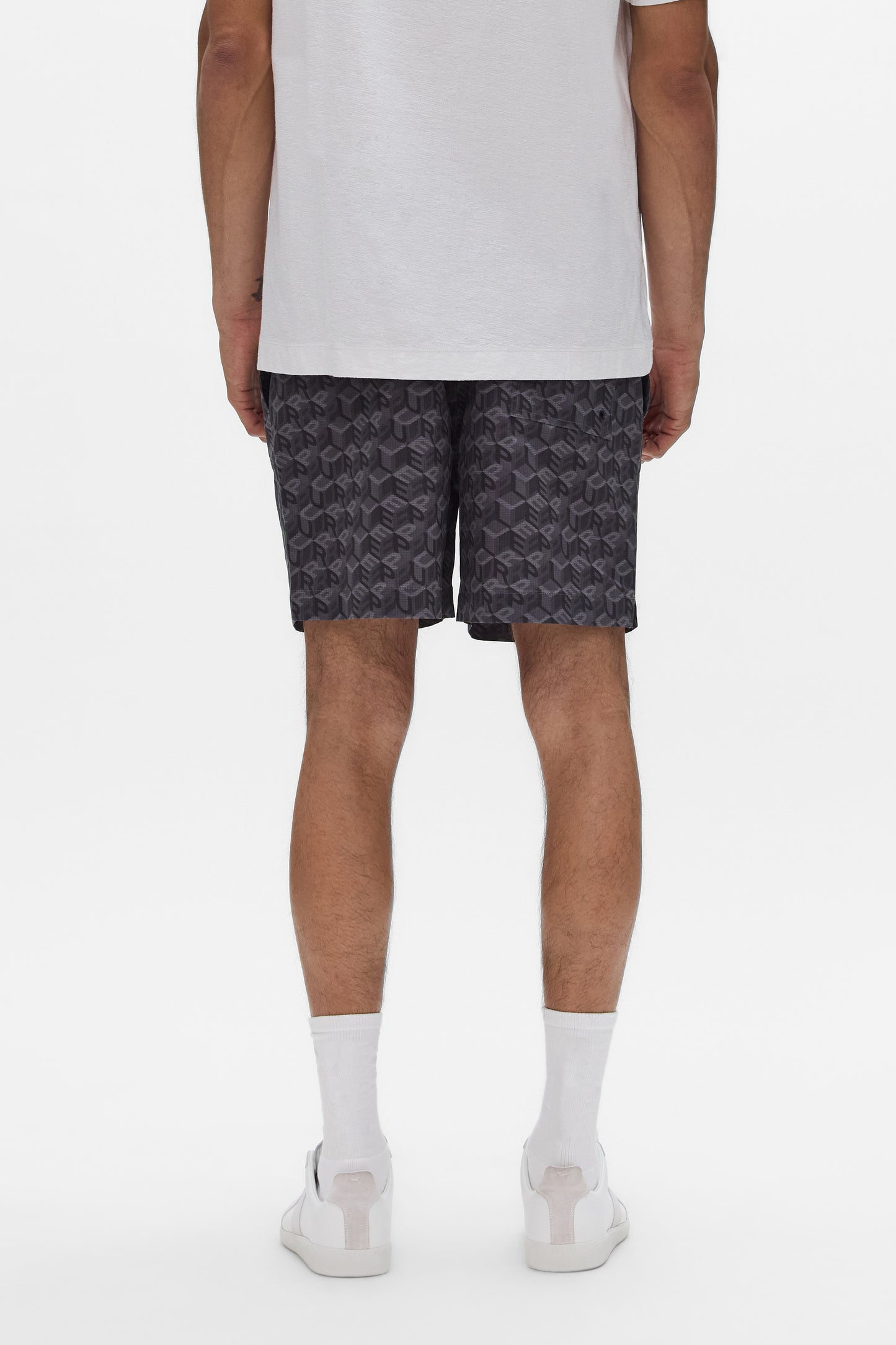 Cube Monogram Swim Short