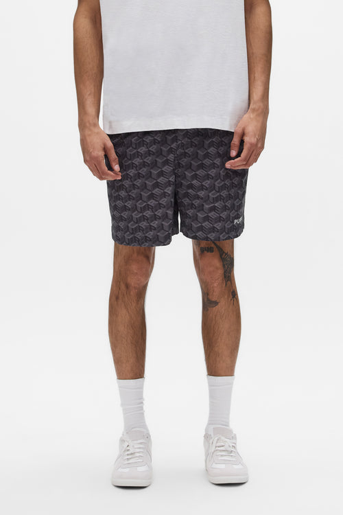 Cube Monogram All Around Short