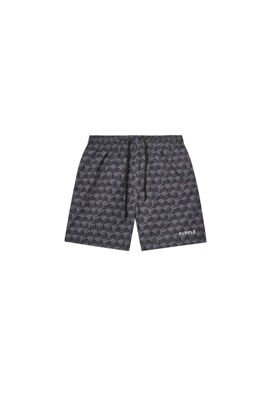 Cube Monogram Swim Short